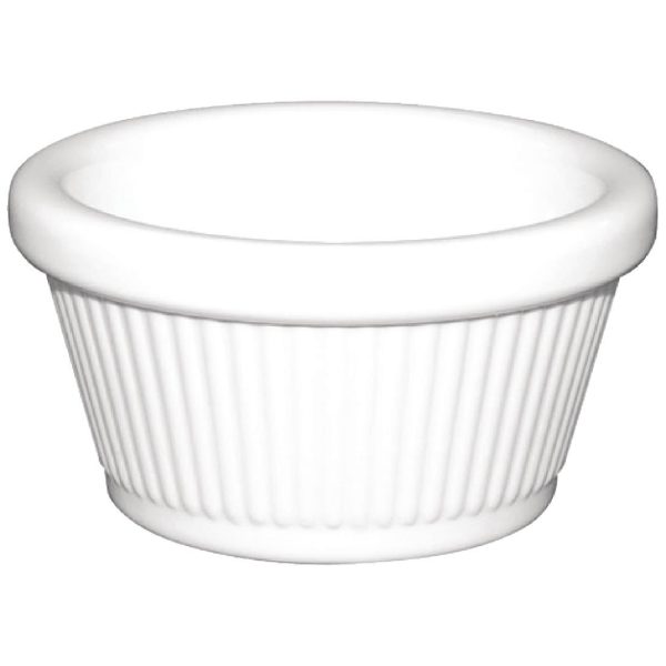 70(Ø)mm/ 2 3/4". 57ml. White. Pack quantity: 12.