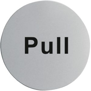 Stainless Steel. 75(Ø)mm. Self-Adhesive
