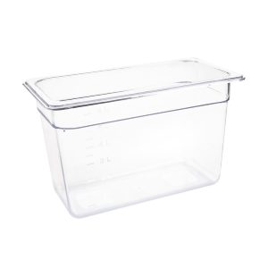 Capacity: 7Ltr. GN 1/3. Third Size. Clear. 200mm depth