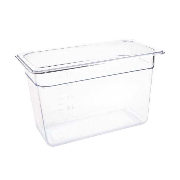 Capacity: 7Ltr. GN 1/3. Third Size. Clear. 200mm depth