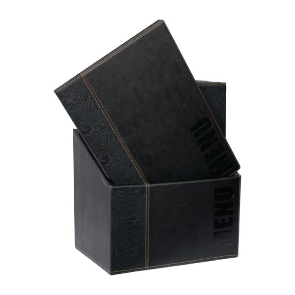 A4. Displays 4 pages. Pack quantity: 20 plus storage box.