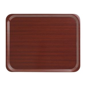 Cambro Capri Laminate Canteen Tray Mahogany 460mm