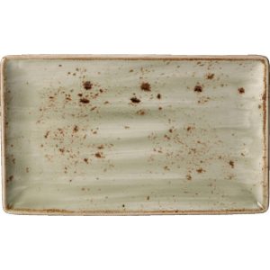 Steelite Craft Green Rectangular Platters 270x 167mm (Pack of 6)