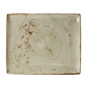 Steelite Craft Green Rectangular Platters 330x 270mm (Pack of 6)