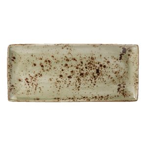 Steelite Craft Green Rectangular Platters 370 x 165mm (Pack of 6)