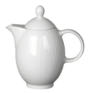 Steelite Spyro Coffee Pots with Lids 340ml (Pack of 6)