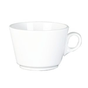 Steelite Simplicity White Grand Cafe Cups 75ml (Pack of 12)