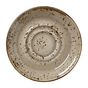 Steelite Craft Porcini Saucers Large Double-Well 145mm (Pack of 36)