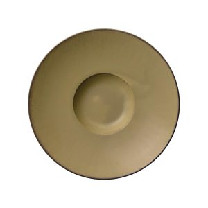 Rene Ozorio Wabi Sabi Flate Rimmed Bowls Wheat 270mm (Pack of 6)