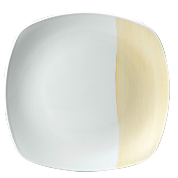 252mm/ 10". White and buttermilk. Pack quantity: 12.Churchill Super Vitrified is one of the strongest ceramic products in the world, created by an established and trusted crockery manufacturer with over 200 years of expertise. Product material is Vitrified Porcelain and is completely dishwasher safe.