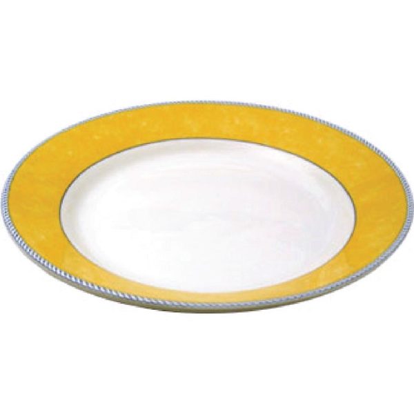 280mm/ 11". Yellow. Pack quantity: 12.Churchill Super Vitrified is one of the strongest ceramic products in the world, created by an established and trusted crockery manufacturer with over 200 years of expertise. Product material is Vitrified Porcelain and is completely dishwasher safe.