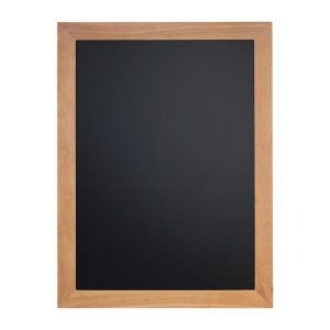 Securit Wall Mounted Blackboard 800x600mm Teak