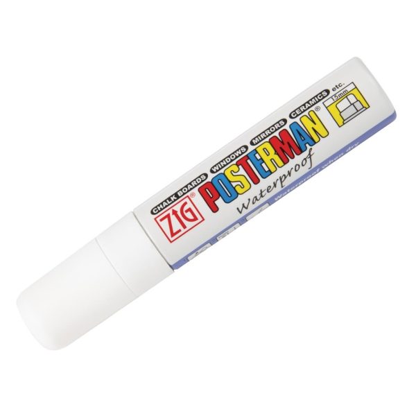 Oblong tip. White. Sold singly