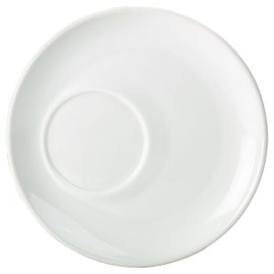 Genware Porcelain Offset Saucer 17cm/6.75″ QTY:6
