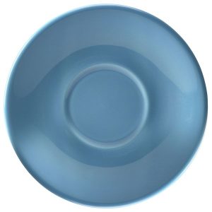Genware Porcelain Blue Saucer 12cm/4.75″ QTY:6