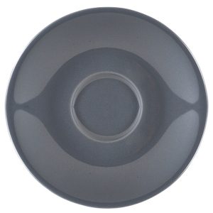 Genware Porcelain Grey Saucer 13.5cm/5.25″ QTY:6