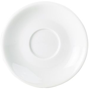 Genware Porcelain Saucer 16cm/6.25″ QTY:6