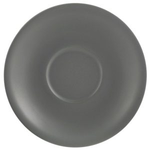 Genware Porcelain Matt Grey Saucer 16cm/6.25″ QTY:6