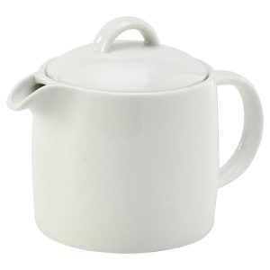 Genware Porcelain Solid Tea Pot 36cl/12.5oz QTY:6