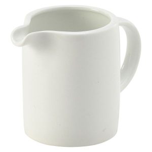 Genware Porcelain Solid Milk Jug 12cl/4oz QTY:12