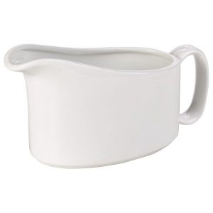 Genware Porcelain Sauce Boat 20cl/7oz QTY:6