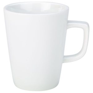 Genware Porcelain Latte Mug 34cl/12oz QTY:6