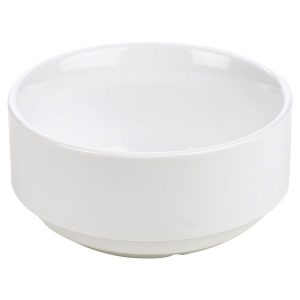 Genware Porcelain Unhandled Soup Bowl 25cl/8.75oz QTY:6