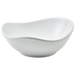Genware Porcelain Organic Triangular Bowl 18.5cm/7.25″ QTY:6