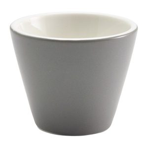 Genware Porcelain Slate Conical Bowl 6cm/2.25″