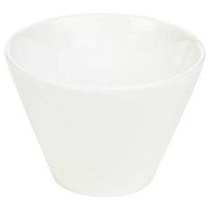 Genware Porcelain Conical Bowl 12cm/4.75″ QTY:6