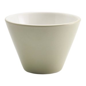 Genware Porcelain Pebble Conical Bowl 12cm/4.75″