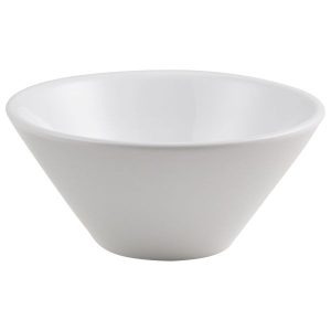 Genware Porcelain Low Conical Bowl 13.5cm/5.25″ QTY:6