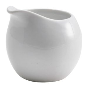 Genware Porcelain Milk Jug 8.5cl/3oz QTY:12