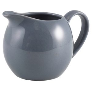 Genware Porcelain Grey Jug 14cl/5oz QTY:6