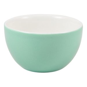 Genware Porcelain Green Sugar Bowl 17.5cl/6oz QTY:6