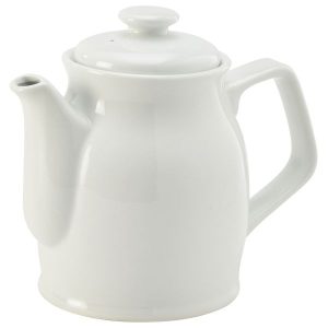Genware Porcelain Teapot 85cl/30oz QTY:6