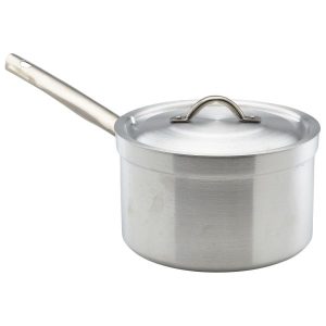 Heavy Duty Aluminium Saucepan With Lid 4Litre