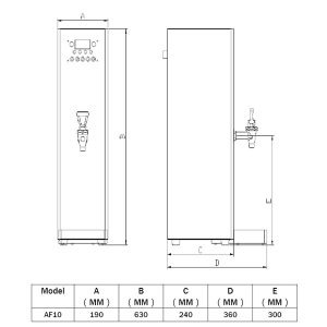 Blizzard 10 Litre Autofill Water Boiler