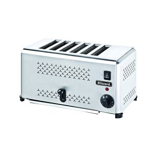 Blizzard Stainless Steel 6 Slot Toaster 2500W