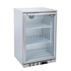 Blizzard Single Door SS Bar Bottle Cooler (135 Bottles)