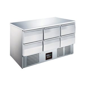 Blizzard 6 Drawer Compact Gastronorm Counter 368L