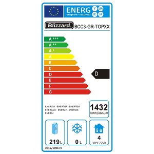 Blizzard 3DR Compact GN Counter with Granite Worktop 368L