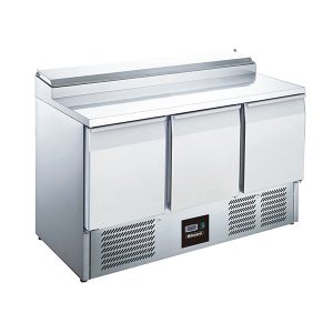 Blizzard 3 DR Compact GN Prep Counter W/ Raised Collar 392L