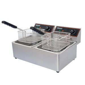 Blizzard 5000W Double Tank Electric Fryer 2x 6L
