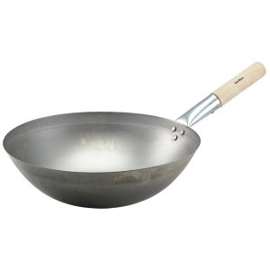Black Iron Wok Round Base 14″/35.6cm