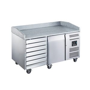 Blizzard 1 Dr Pizza Prep Counter with Neutral drawers 390L