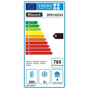 Blizzard 2 Door Pizza Prep Counter 390L
