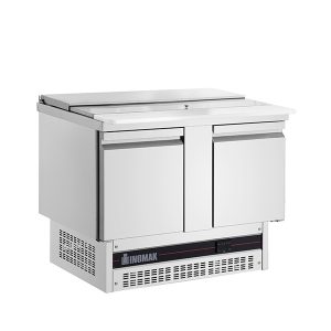 2 Door Gastronorm Saladette with cutting board 232L