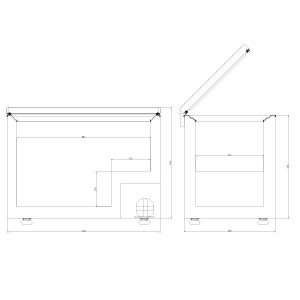 Blizzard 350L Chest Freezer