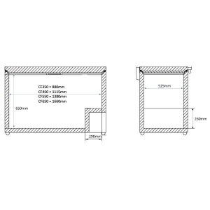 Blizzard 550L Chest Freezer